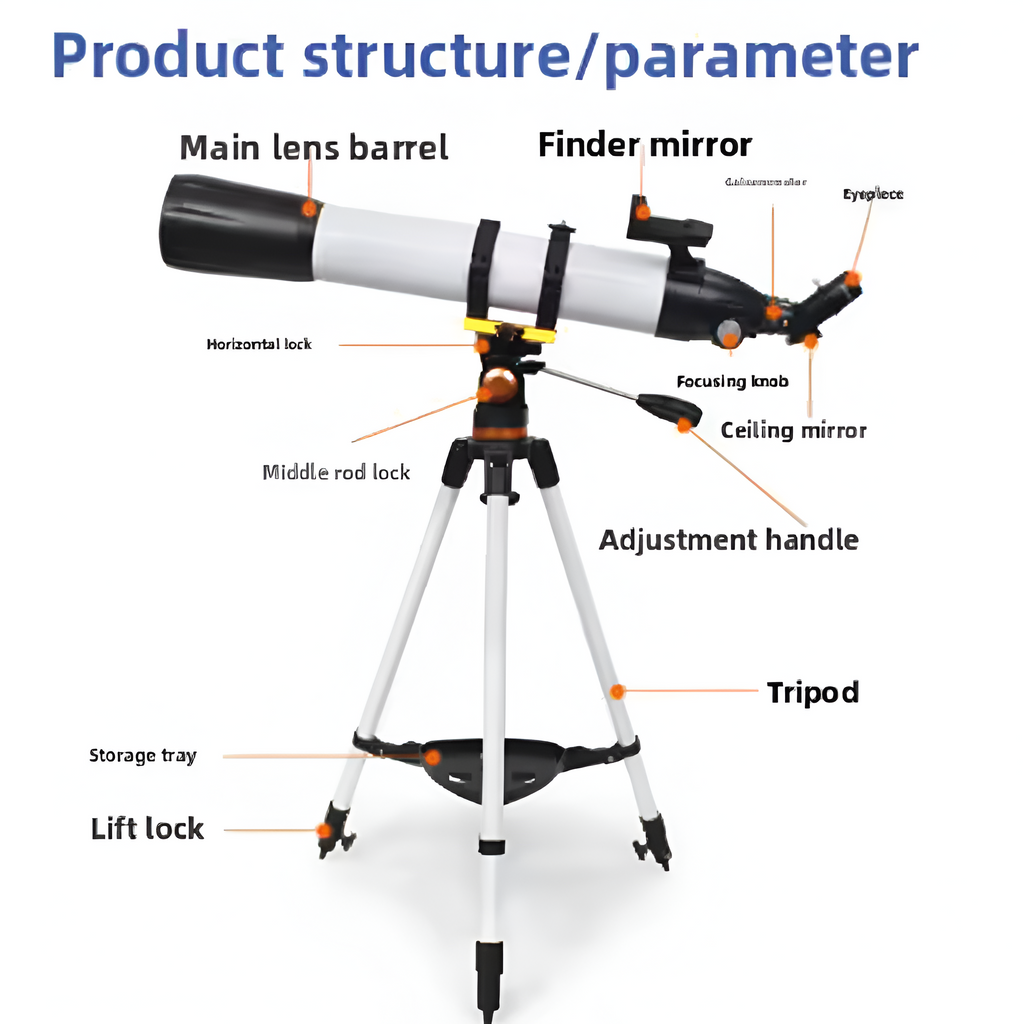 AstraNova Orionis 90EQ Refractor Telescope